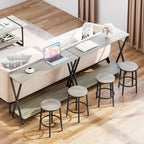 Entryway Table, Narrow Console Table, Wood Sofa Table