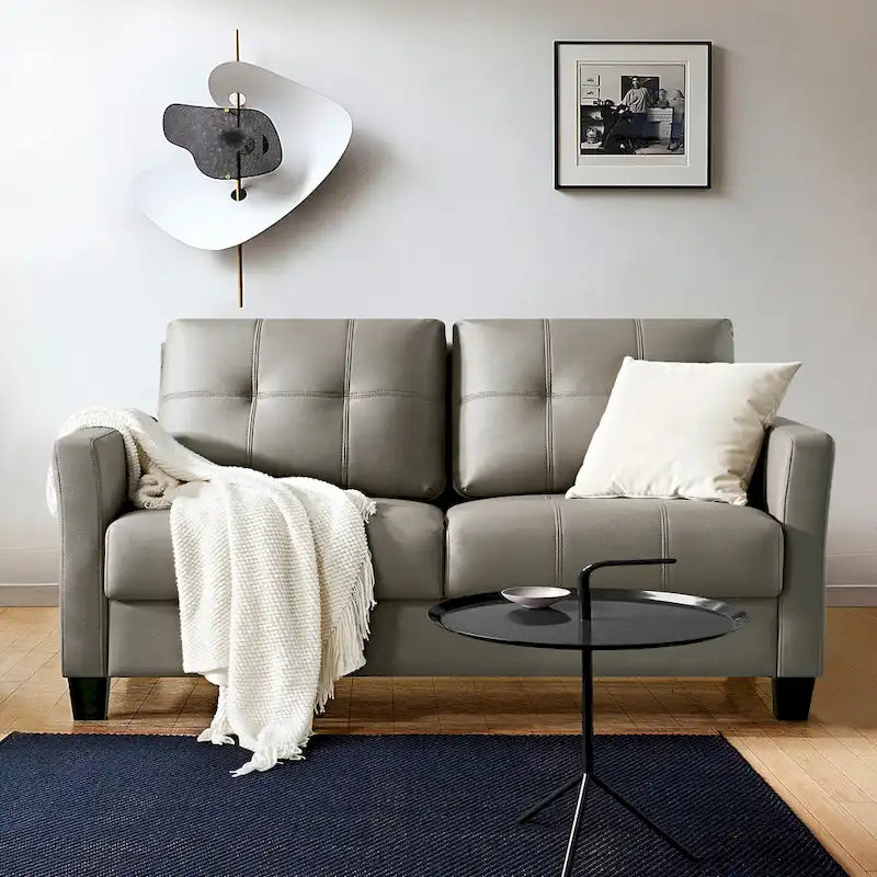 57.50 Faux Leather Loveseat
