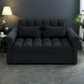 56 Foam Sofa Bed with Pull-Out Sleeper and Adjustable Backrest