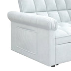 56 Foam Sofa Bed with Pull-Out Sleeper and Adjustable Backrest