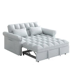 56 Foam Sofa Bed with Pull-Out Sleeper and Adjustable Backrest