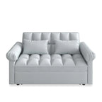 56 Foam Sofa Bed with Pull-Out Sleeper and Adjustable Backrest