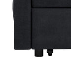 56 Foam Sofa Bed with Pull-Out Sleeper and Adjustable Backrest