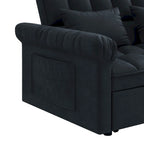 56 Foam Sofa Bed with Pull-Out Sleeper and Adjustable Backrest