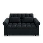 56 Foam Sofa Bed with Pull-Out Sleeper and Adjustable Backrest
