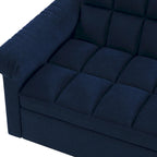 56 Foam Sofa Bed with Pull-Out Sleeper and Adjustable Backrest