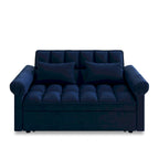 56 Foam Sofa Bed with Pull-Out Sleeper and Adjustable Backrest