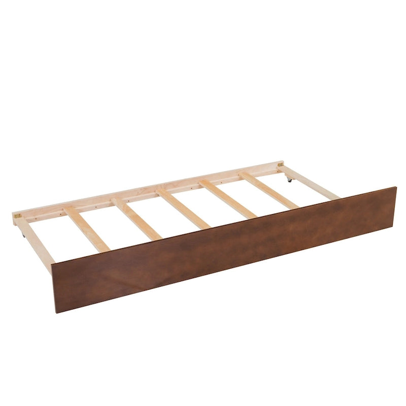 Letto casetta in pino, misura Full, con letto estraibile Twin