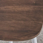 Farmhouse Cottage Wood Dining Table with 6 Chairs