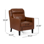 Contemporary Pillow Tufted Club Chair