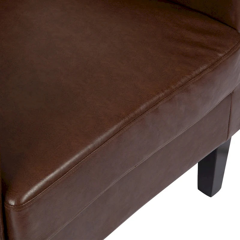 Contemporary Pillow Tufted Club Chair