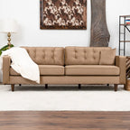 Mid Century Modern Velvet Living Room Couch