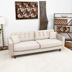 Mid Century Modern Velvet Living Room Couch