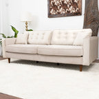 Mid Century Modern Velvet Living Room Couch