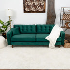 Mid Century Modern Velvet Living Room Couch