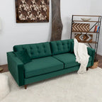 Mid Century Modern Velvet Living Room Couch