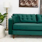 Mid Century Modern Velvet Living Room Couch