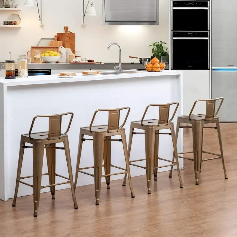 Industrial Metal Bar Stools