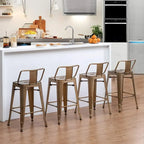 Industrial Metal Bar Stools