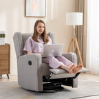 Racing Swivel Rocker Recliner Chair