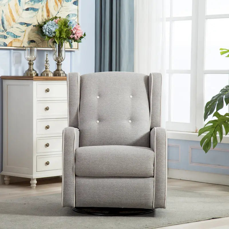 Racing Swivel Rocker Recliner Chair