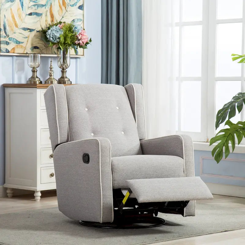 Racing Swivel Rocker Recliner Chair