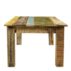 Handmade Solid Mango Wood Coffee Table (India) - 46 x 25.5 x 18