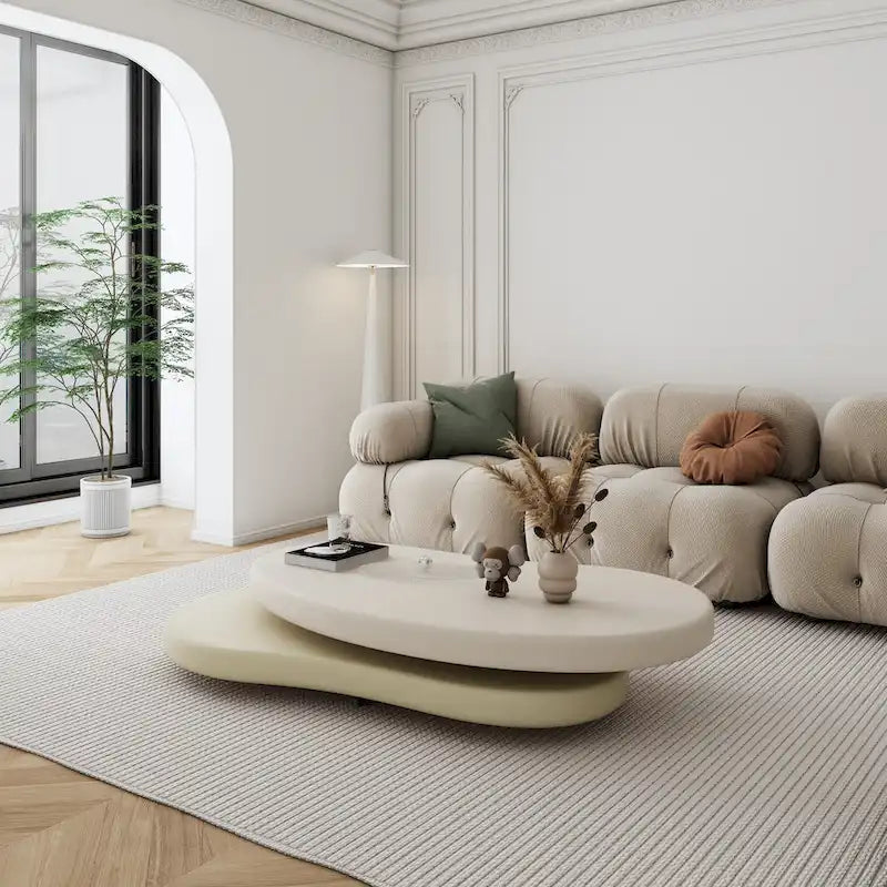 Modern Creative Rotating Coffee Table