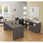 U-Desk with Two Drawers