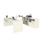 U-Desk with Two Drawers