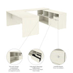 U-Desk with Two Drawers