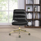Swivel Office Chair in Faux Leather