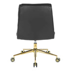 Swivel Office Chair in Faux Leather