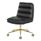 Swivel Office Chair in Faux Leather