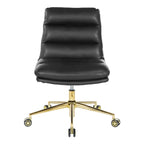 Swivel Office Chair in Faux Leather