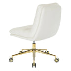 Swivel Office Chair in Faux Leather