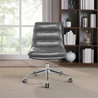 Swivel Office Chair in Faux Leather