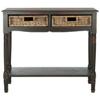 Brown Console - 35.8 x 13 x 31.9 - 36Wx13Dx32H