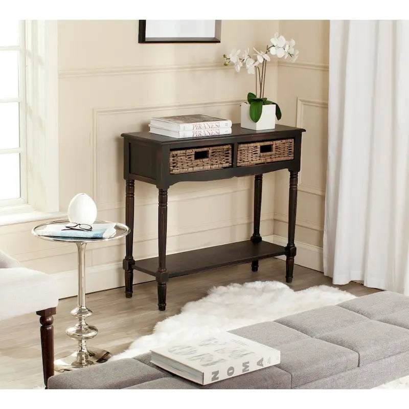 SAFAVIEH Classie Brown Console - 35.8 x 13 x 31.9 - 36Wx13Dx32H