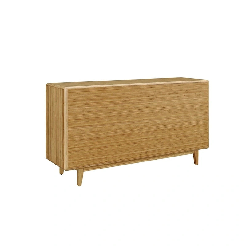 Queen Platform Bedroom with Dresser in Golden