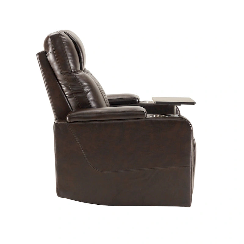 Power Motion Recliner with 2 Convenient Cup Holders