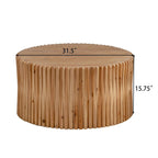 Retro Fashion Style Cylindrical Coffee Table
