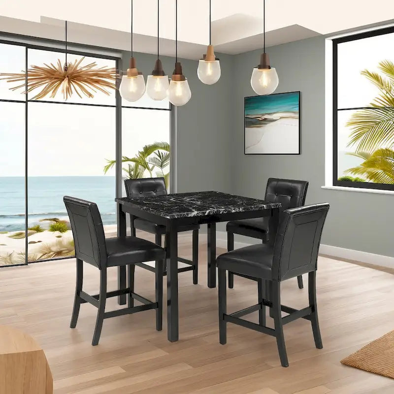 Kitchen Dining Table with 4 Chairs