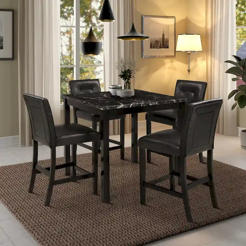Kitchen Dining Table with 4 Chairs