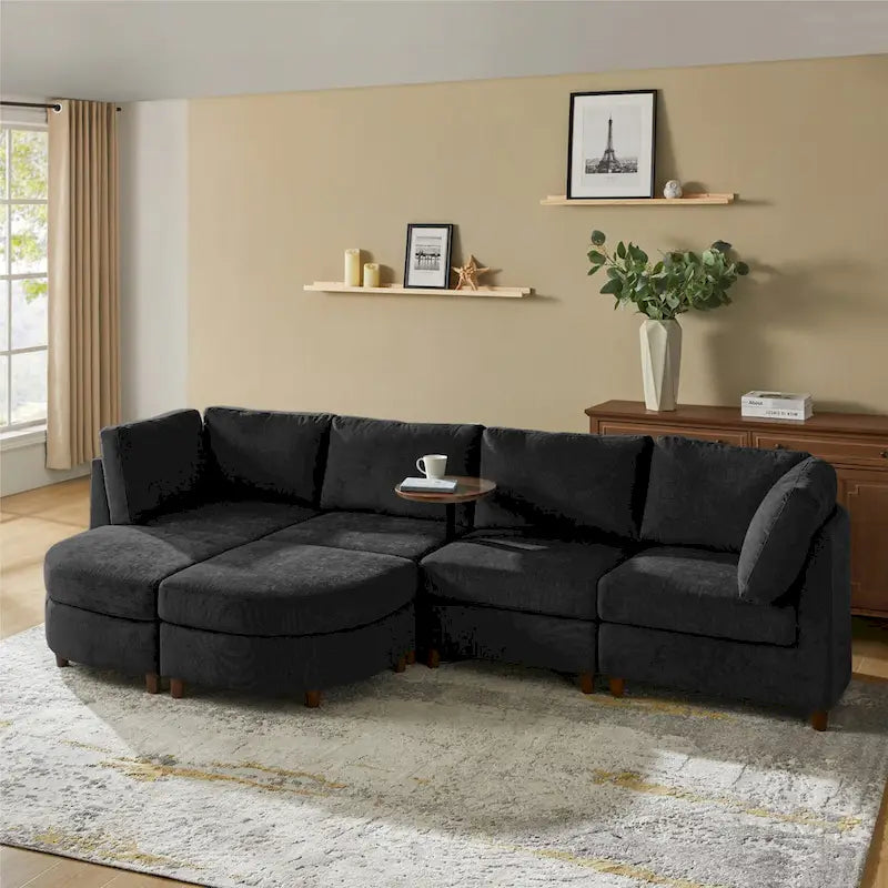 Sectional Sofa with Reversible Chaise
