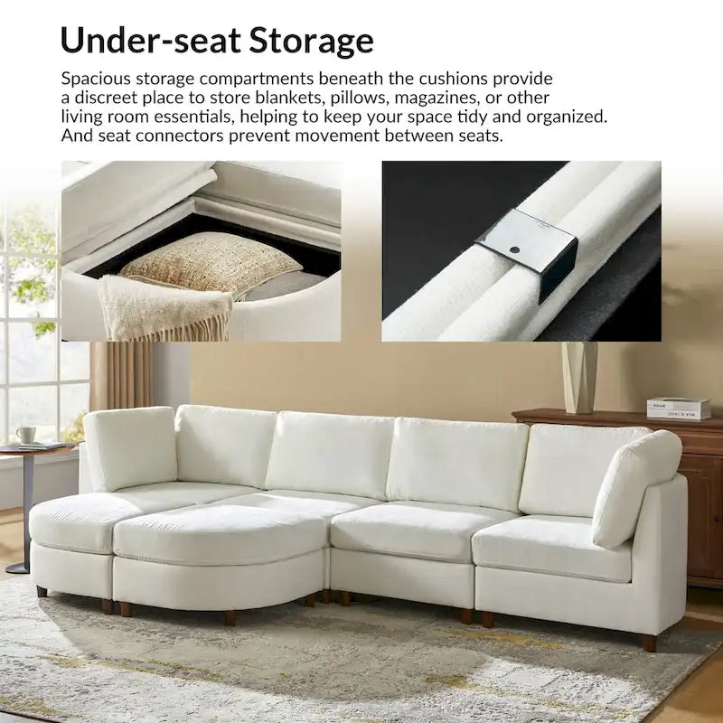 Sectional Sofa with Reversible Chaise