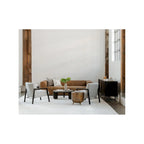 Rustic Drum-Style Aluminum Accent Table - 19W x 19D x 18H