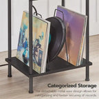 3 Tier Record Player Stand - 15.7L x 11.8W x 29.1H