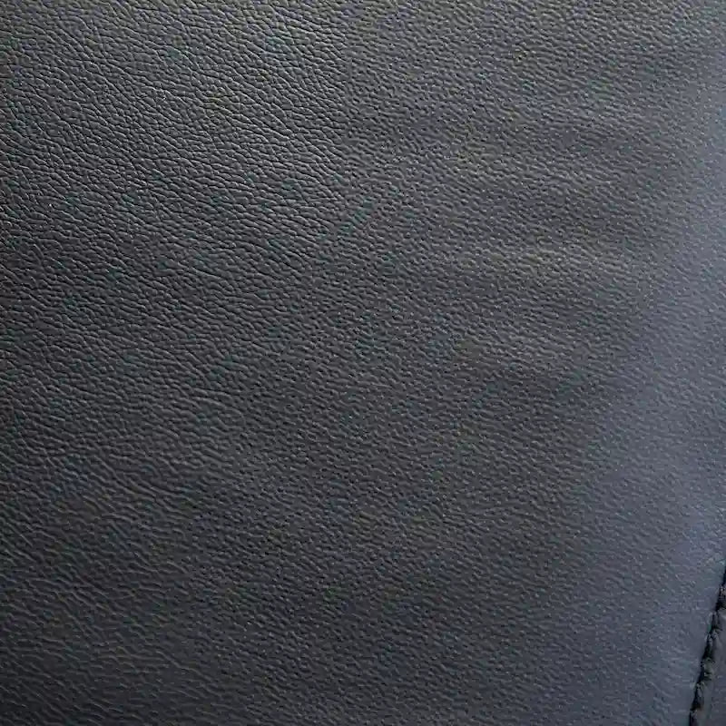Modern Leather Match Manual Reclining Sofa with Flared Padded Arms