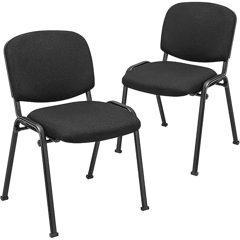 Meeting Room Conference Chair w/ Metal Frame & Upholstered Back